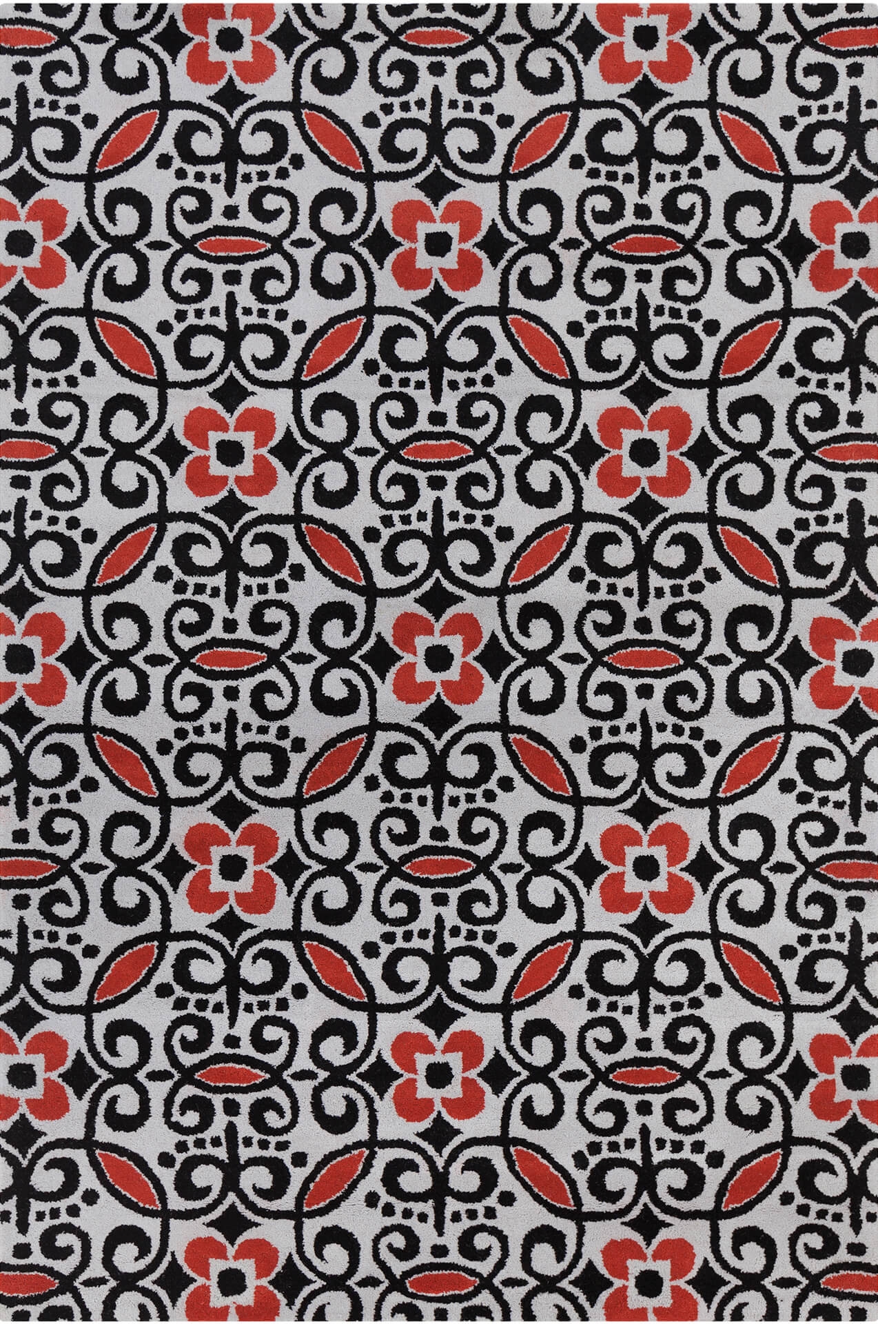Stella Wool Rectangular Hand-tufted Rug, Composition 2