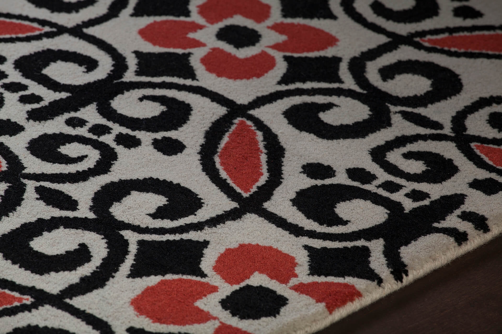 Stella Wool Rectangular Hand-tufted Rug, Composition 2