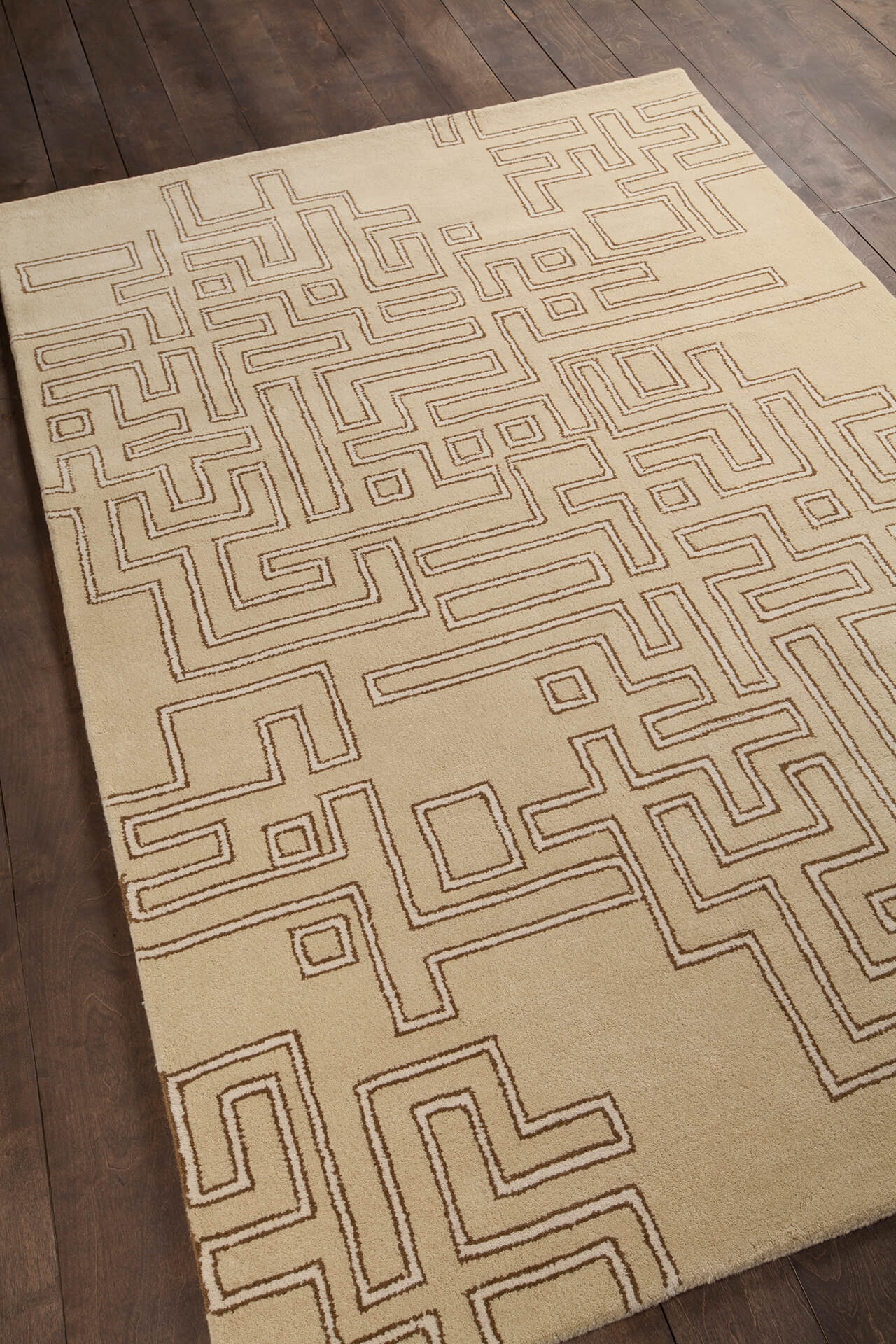 Stella Wool Rectangular Hand-tufted Rug, Composition 3