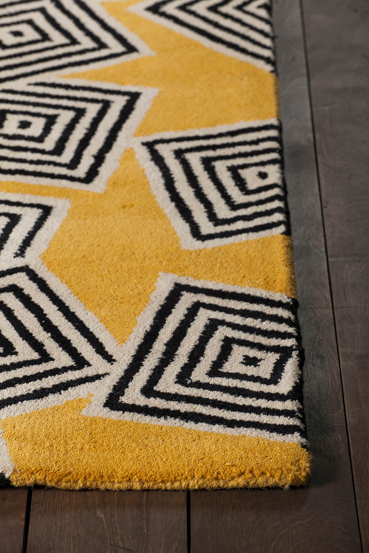Stella Wool Rectangular Hand-tufted Rug, 5' x 7'6"
