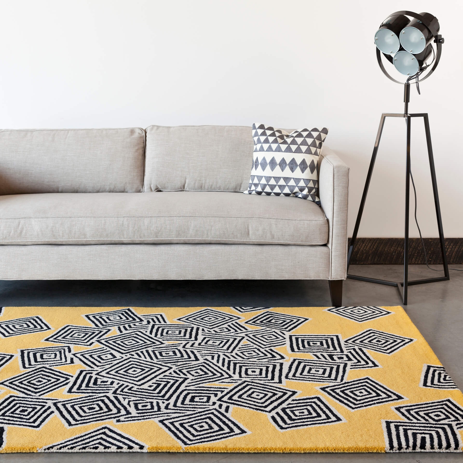 Stella Wool Rectangular Hand-tufted Rug, 8' x 10'