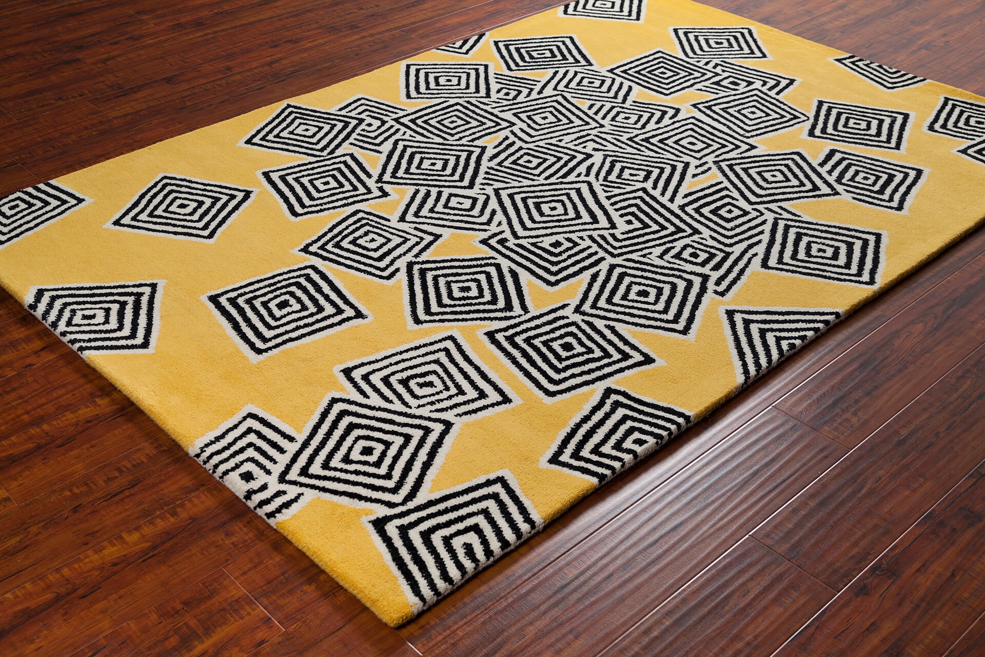 Stella Wool Rectangular Hand-tufted Rug, 5' x 7'6"