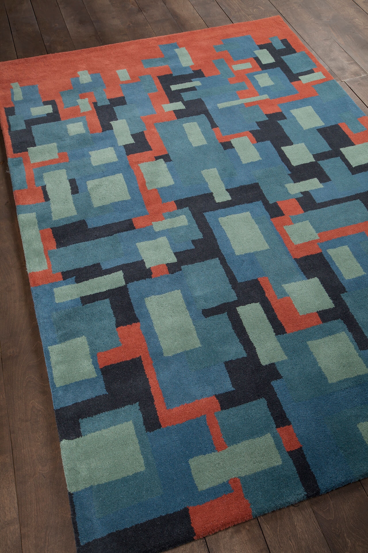Stella Wool Rectangular Hand-tufted Rug, 8' x 10'