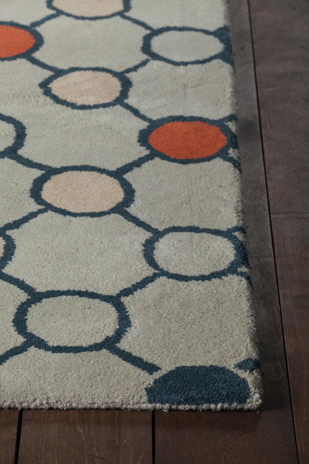 Stella Wool Rectangular Hand-tufted Rug, 5' x 7'6"