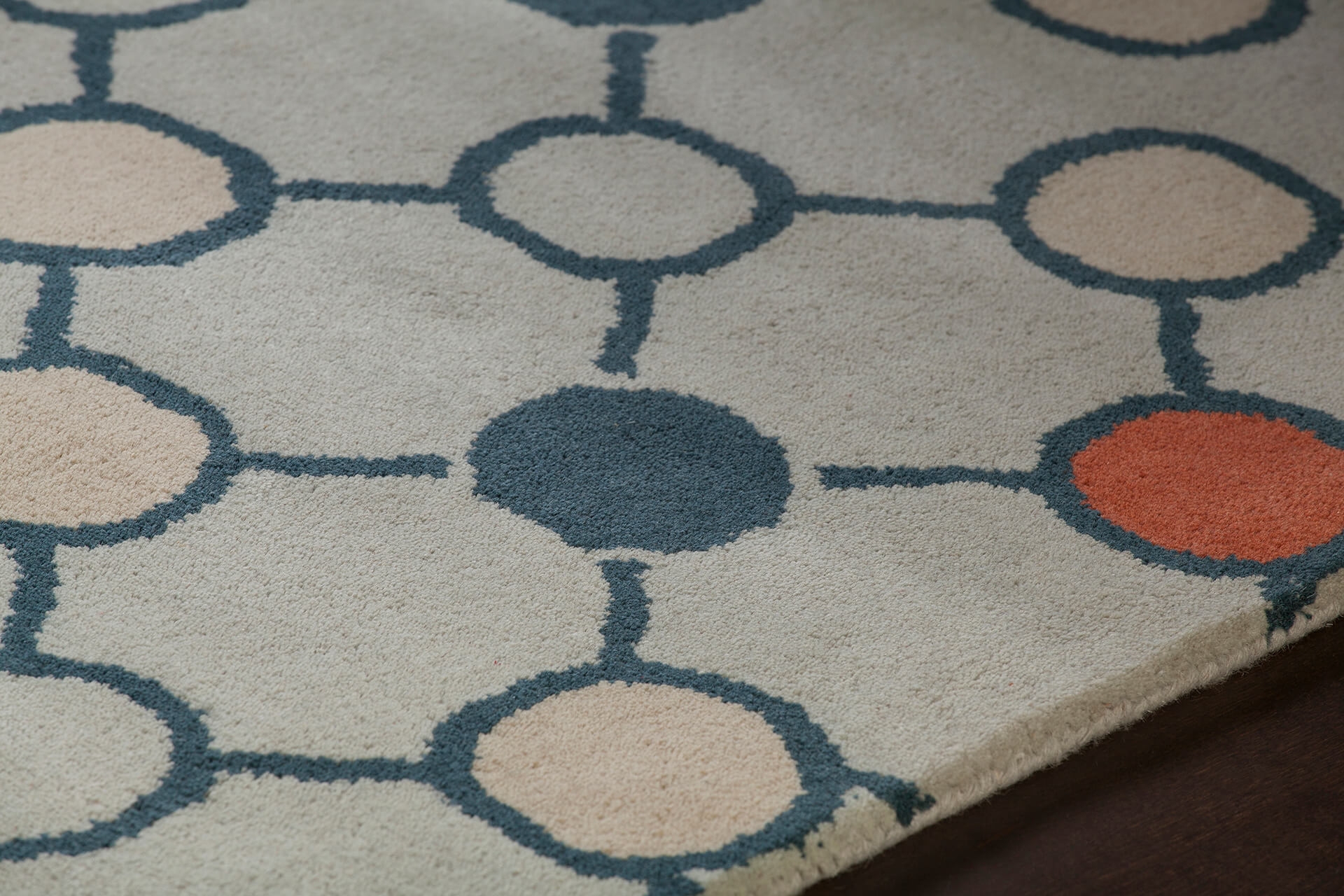 Stella Wool Rectangular Hand-tufted Rug, 5' x 7'6"