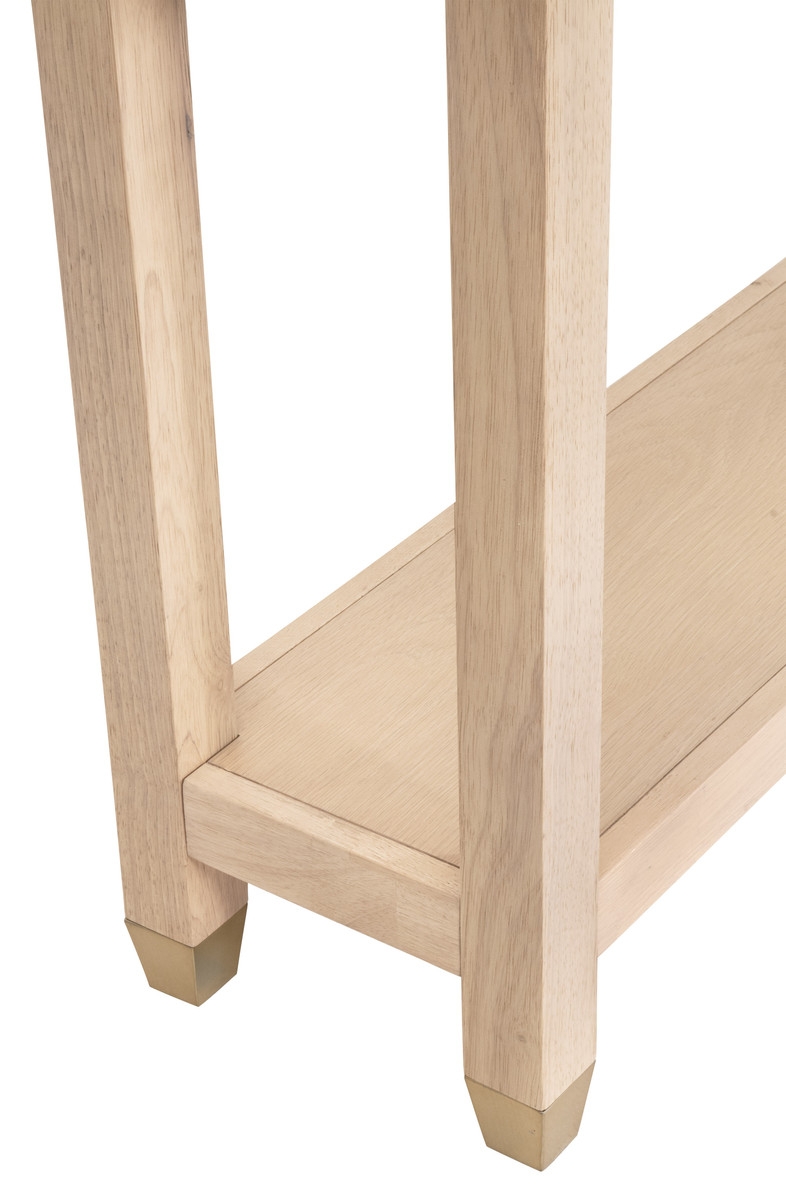 Stella Wood Narrow Console Table w/3 Drawers