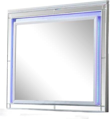 Elegant Transitional LED Mirror