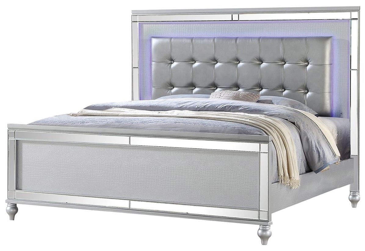 MODERN Elegant Stunning Silver Grey PU Bedroom