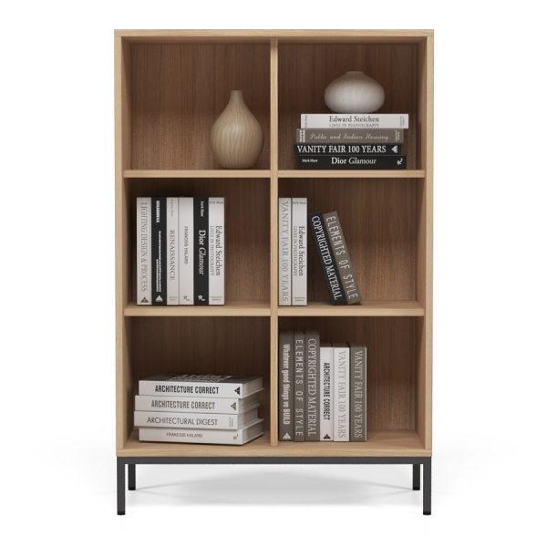 Choice 3H Office Bookcase w/4 Fixed Shelves