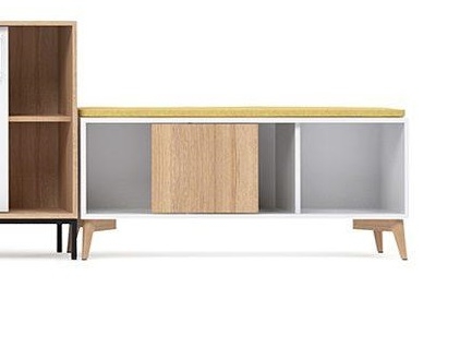 Choice 1H Office Melamine Cabinet w/Sliding Door