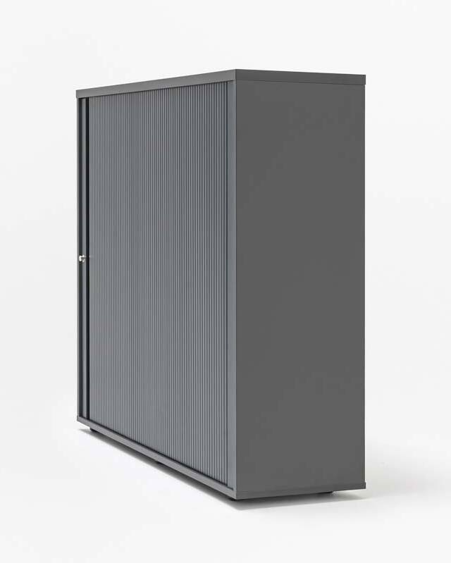 Basic Office Tambour Cabinet w/Lockable Door