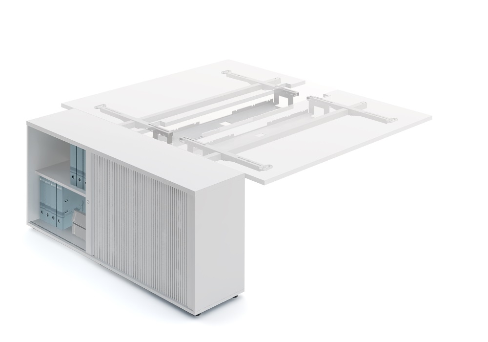 YAN_Z MFC Top Modular Office Desk Bench