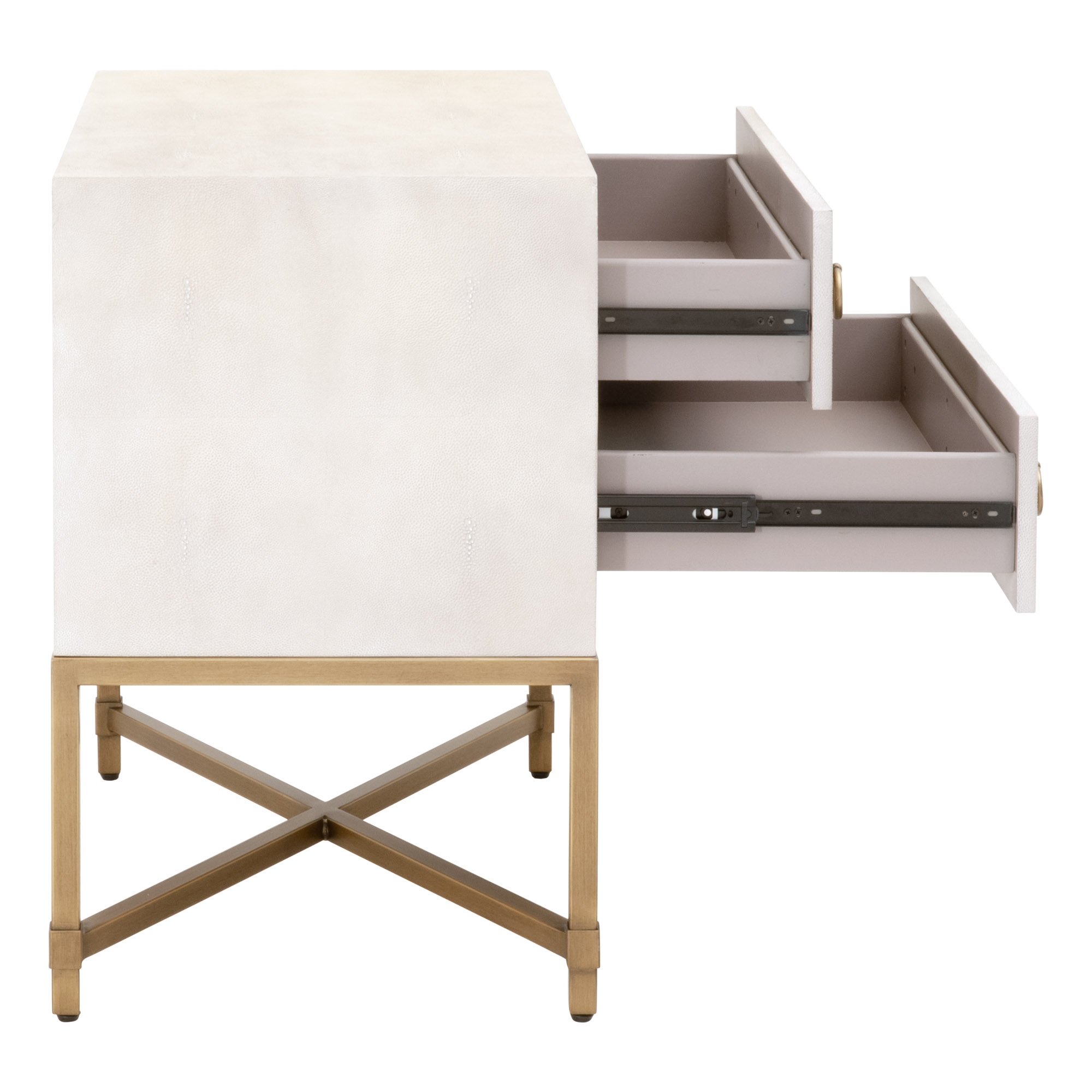 Strand Shagreen 2-Drawer Nightstand