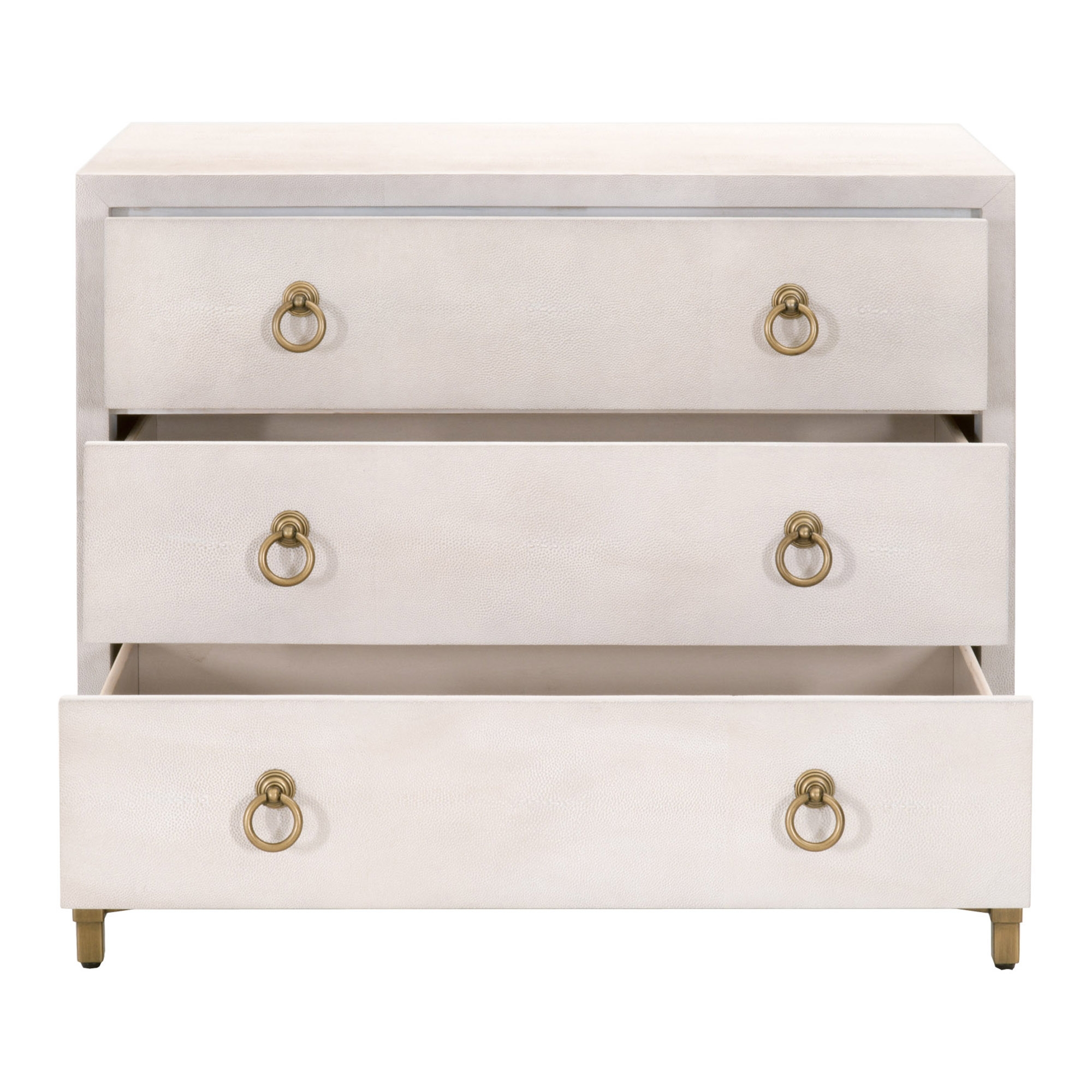 Strand Shagreen 3-Drawer Nightstand