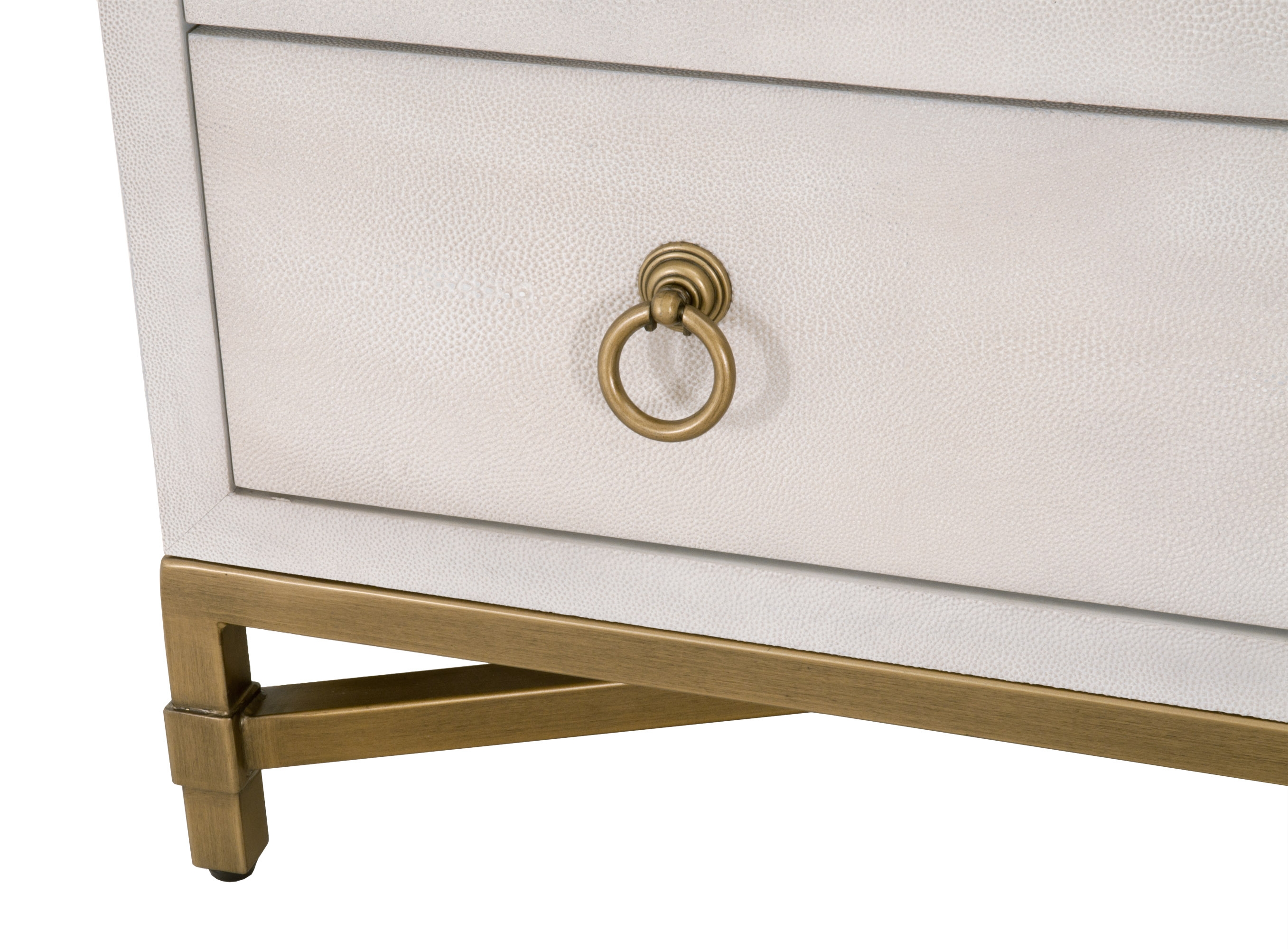 Strand Shagreen 3-Drawer Nightstand