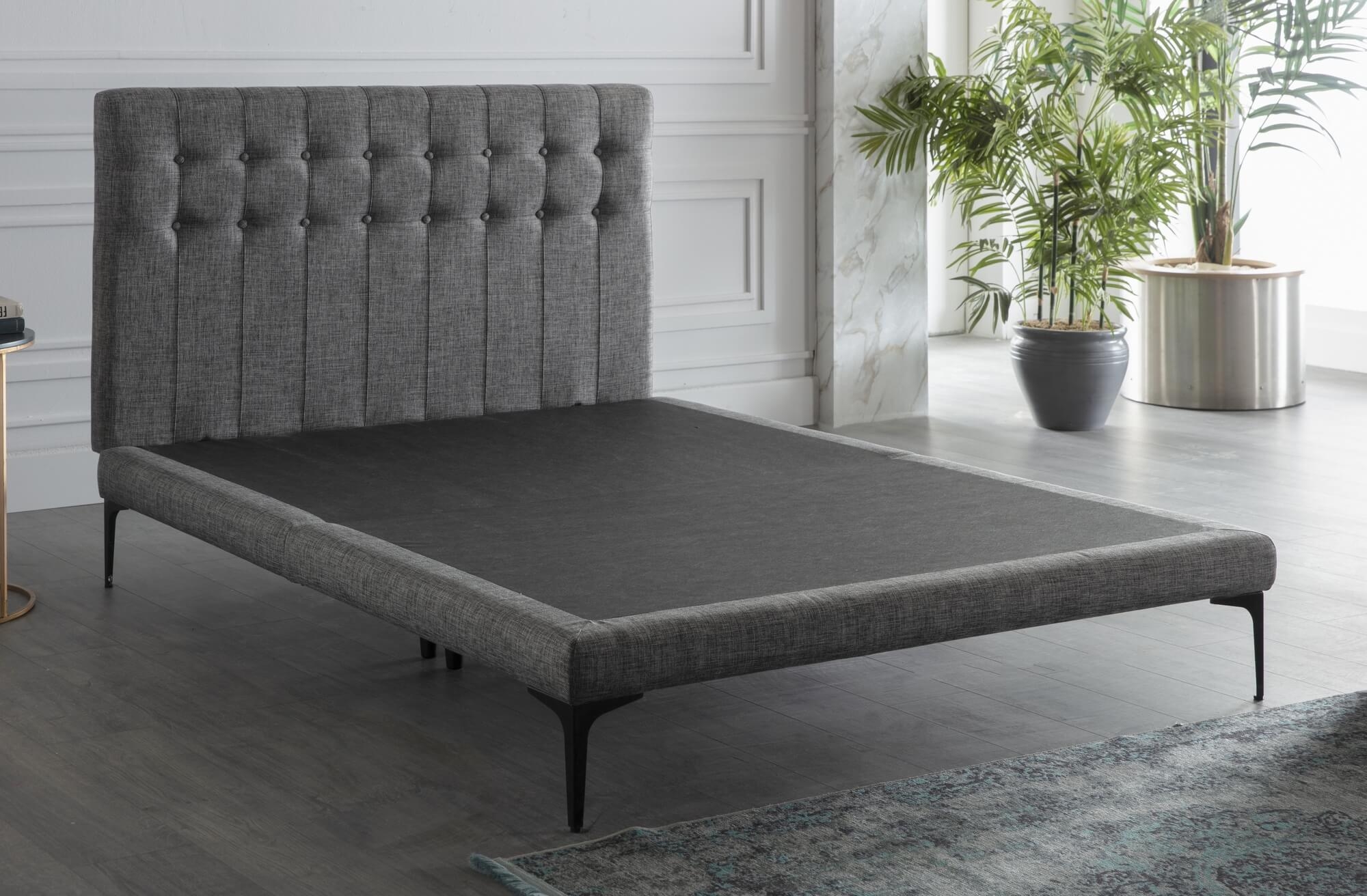 Stratton Tufted King Size Bed In A Box