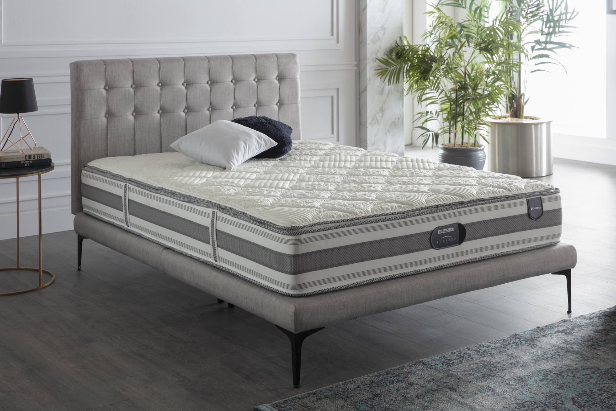 Stratton Tufted Queen Size Bed In A Box
