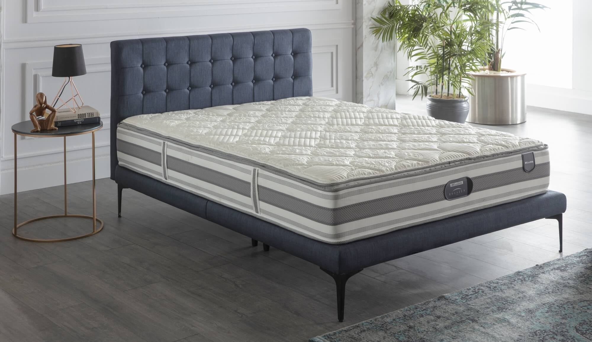 Stratton Tufted Queen Size Bed In A Box