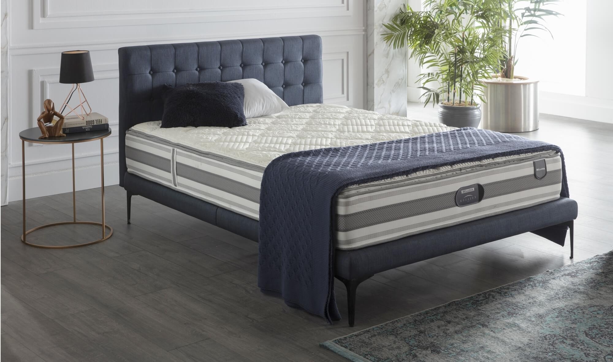 Stratton Tufted Twin Size Bed In A Box