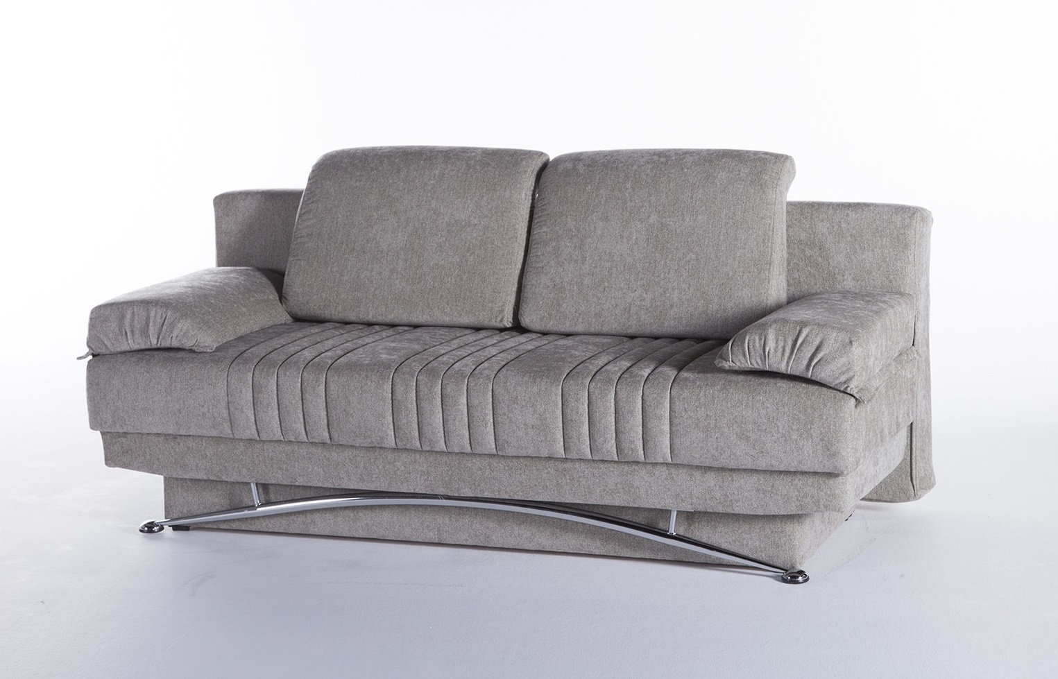 Fantasy Chenille Fabric Storage Sleeper Sofabed