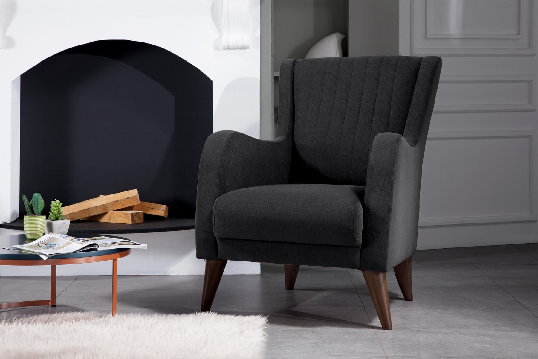 Piero Fabric Armchair