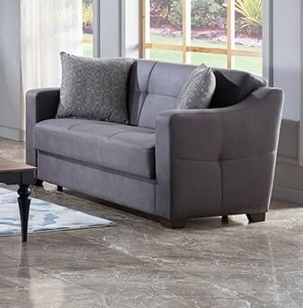 Tahoe Fabric Storage Sleeper Loveseat