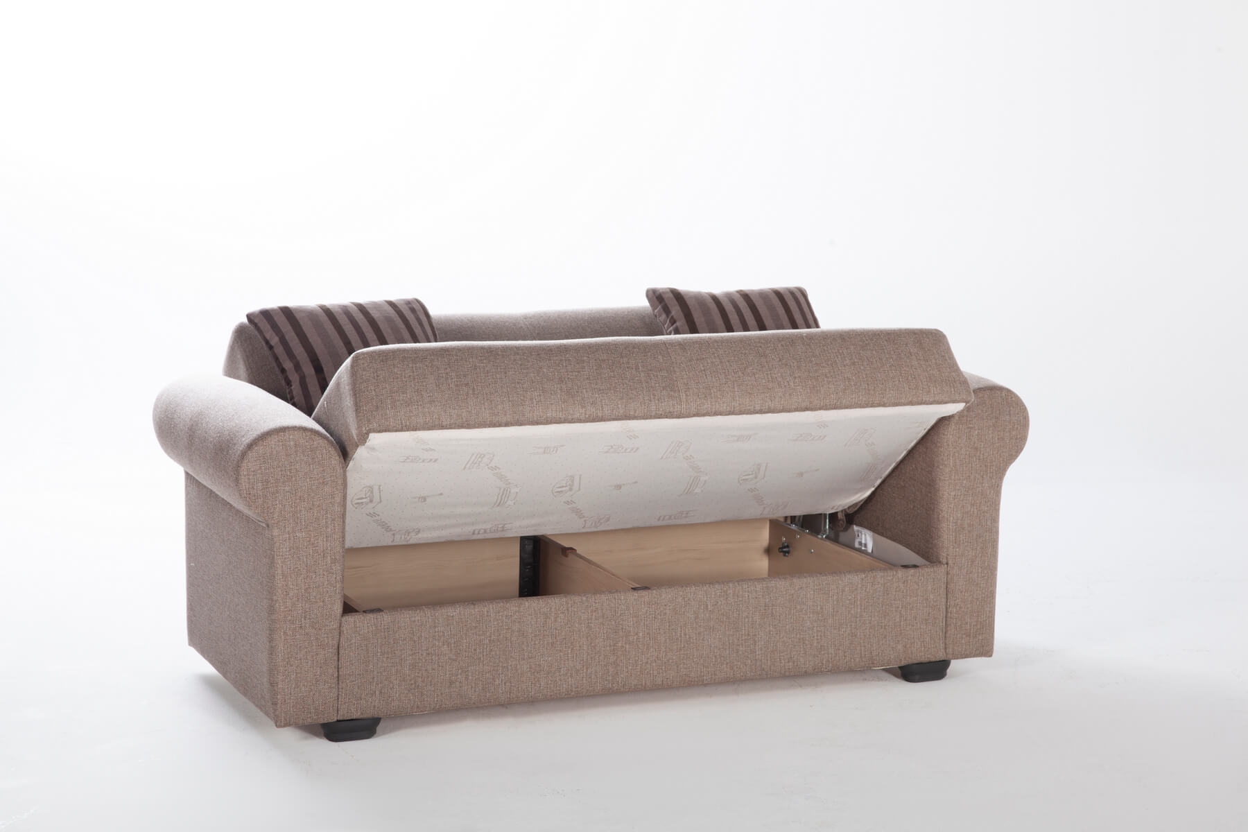 Elita Fabric Storage Sleeper Loveseat
