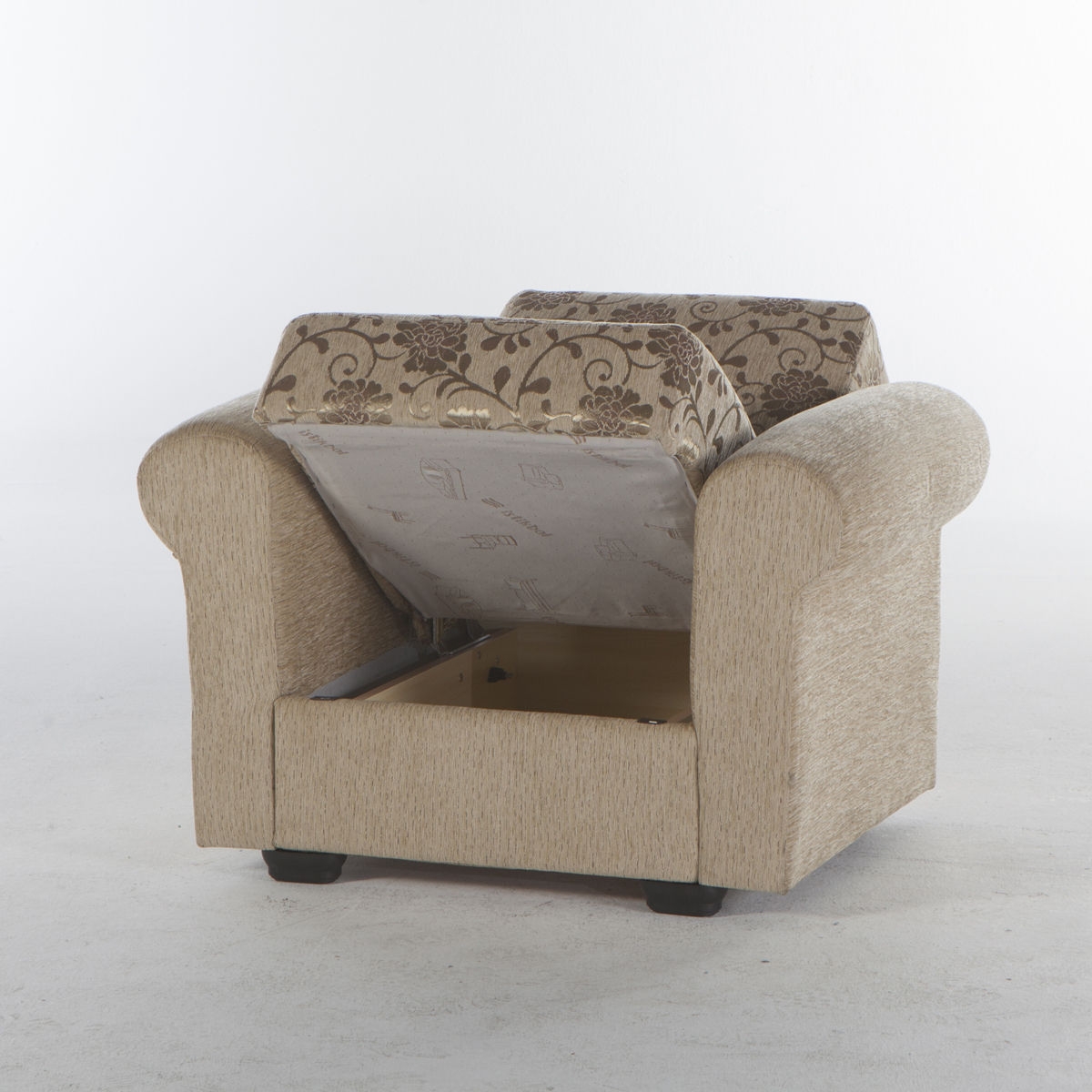 Elita Fabric Storage Sleeper Armchair