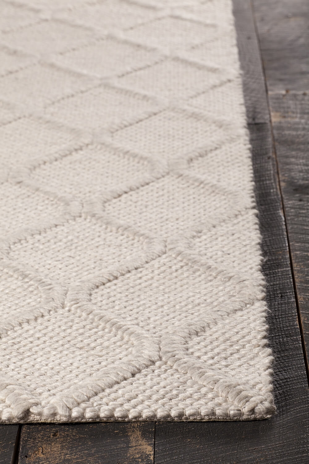 Sujan Wool/Viscose Rectangular Handmade Rug