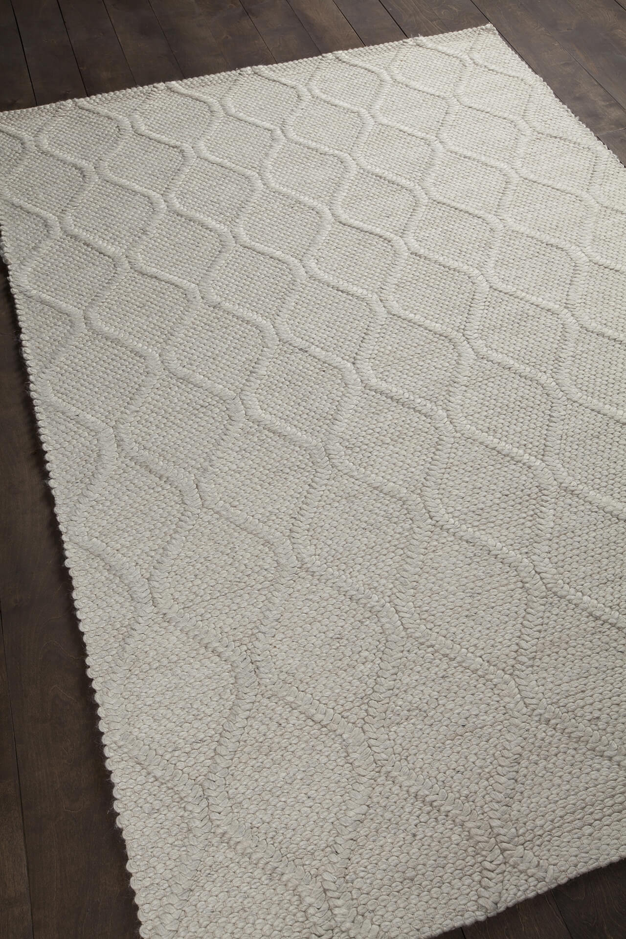 Sujan Wool/Viscose Rectangular Handmade Rug, 5' x 7'6"
