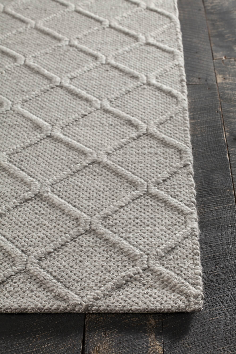 Sujan Wool/Viscose Rectangular Handmade Rug, 5' x 7'6"