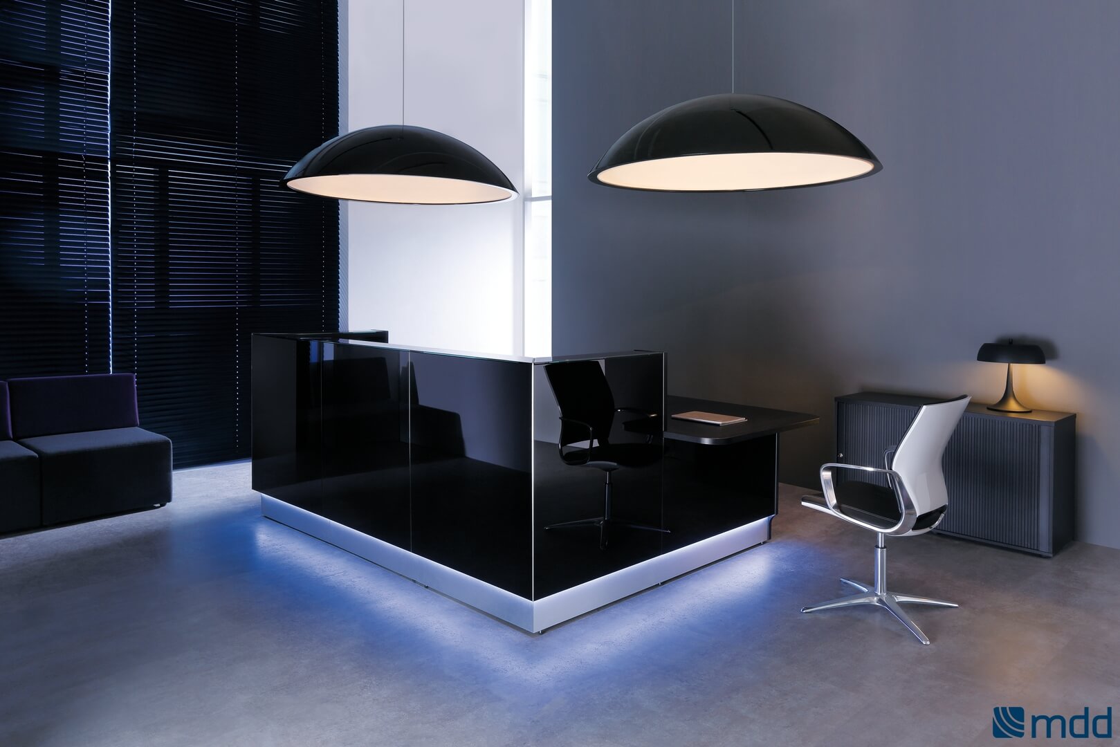 Sunbeam Lamp, Black by MDD Office Furniture