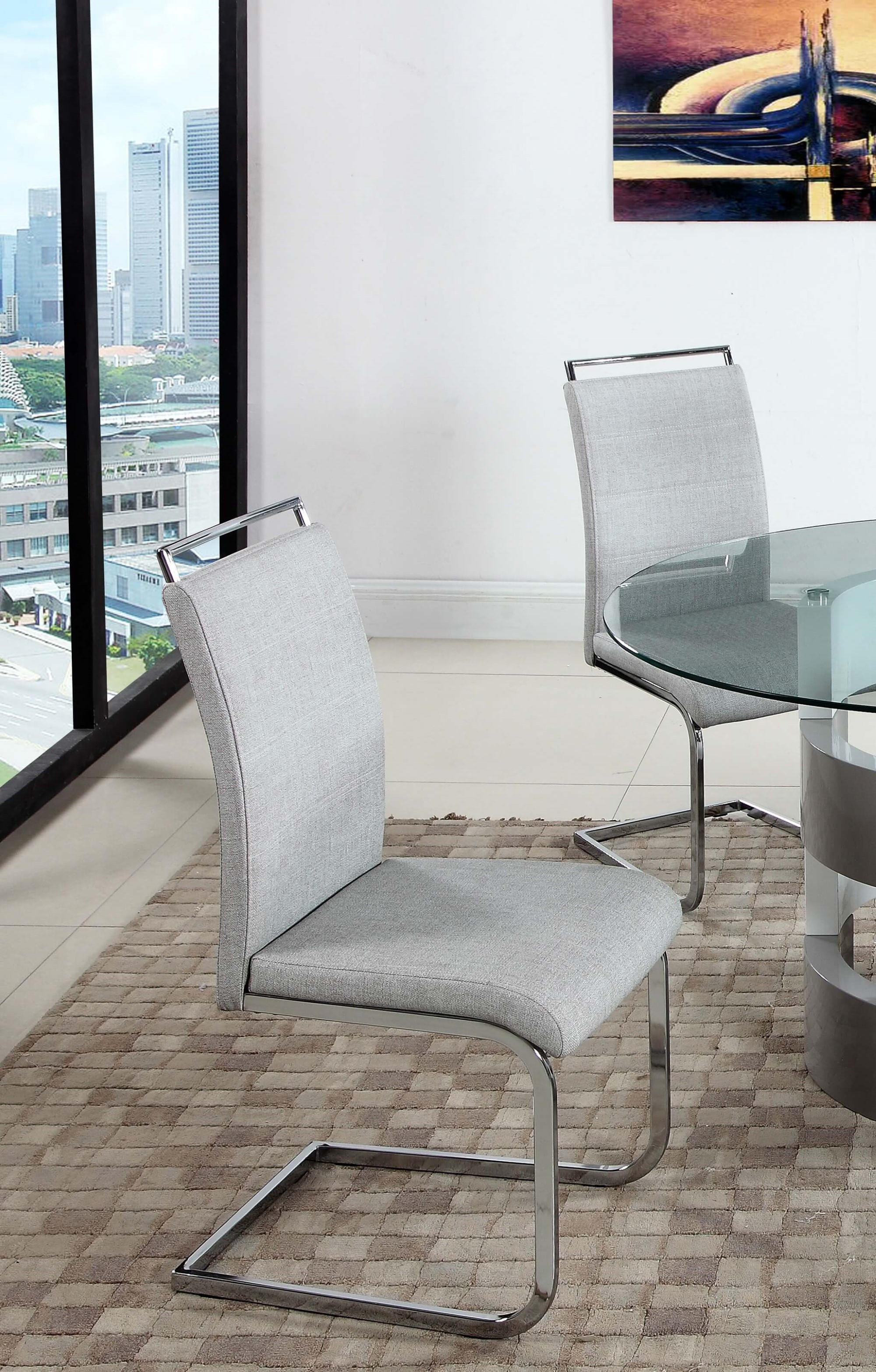 Sunny Handle Back Cantilever PU Side Chair