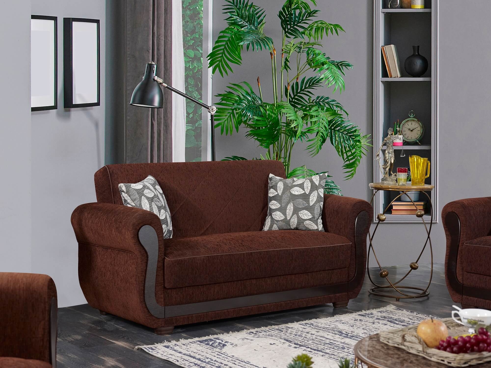 Sunrise Fabric Storage Loveseat
