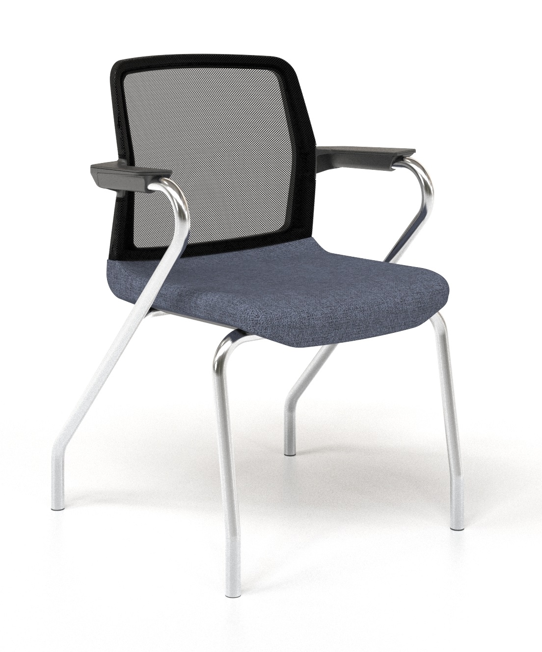 Wind 4-Leg Frame Office Conference Armchair