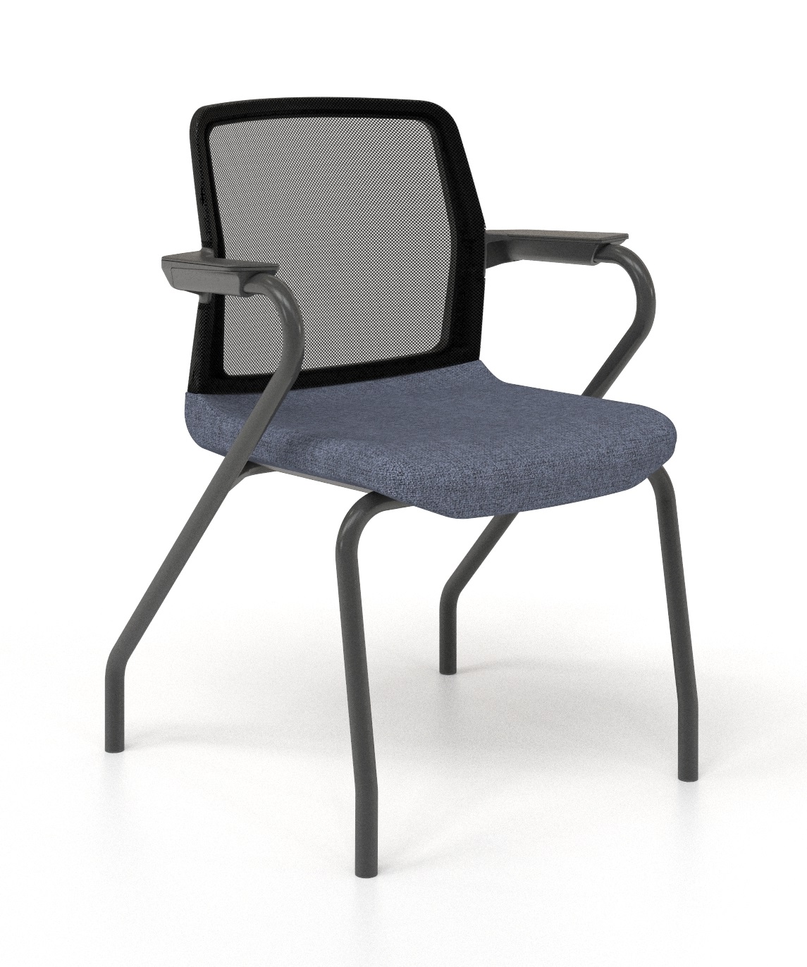 Wind 4-Leg Frame Office Conference Armchair