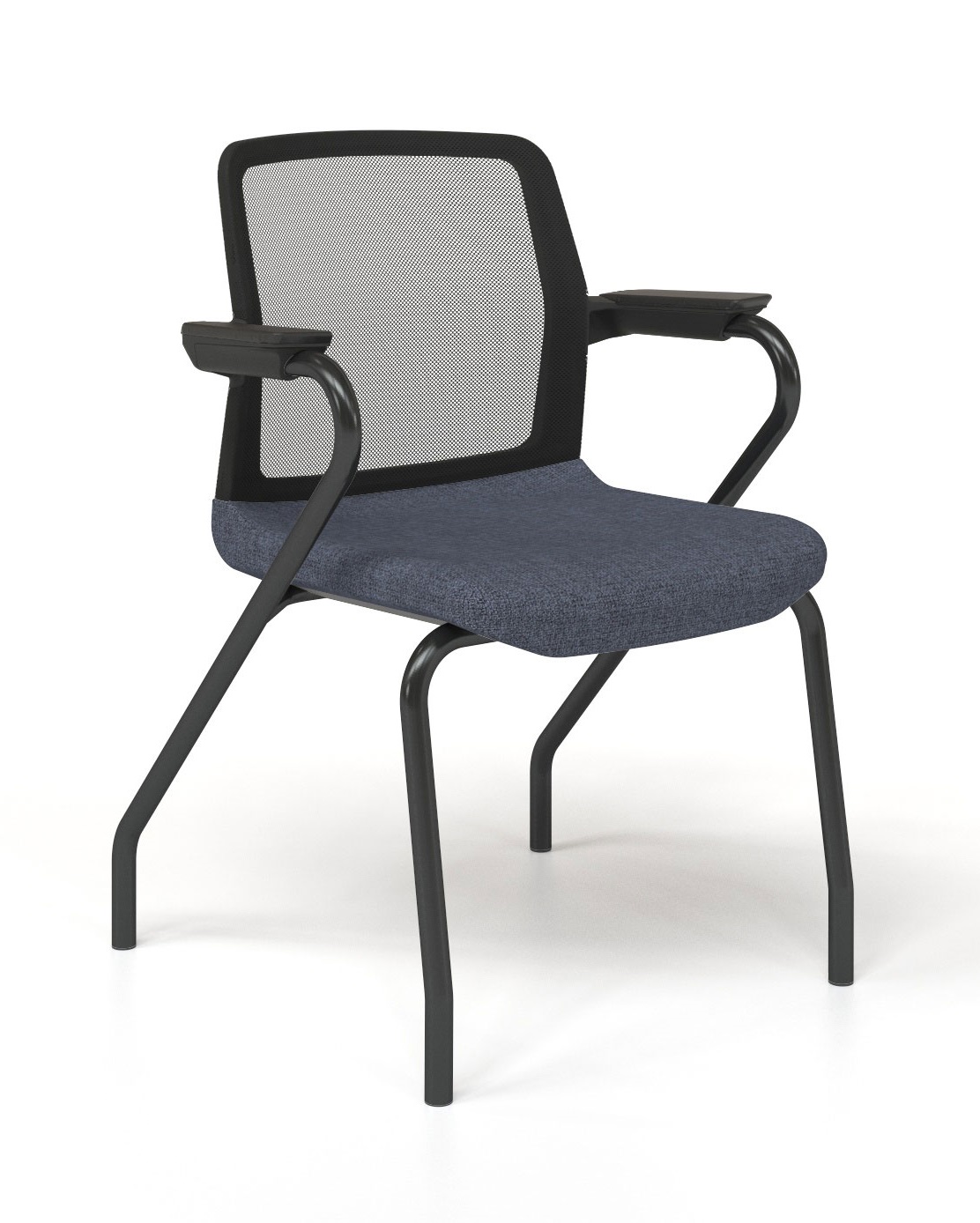 Wind 4-Leg Frame Office Conference Armchair