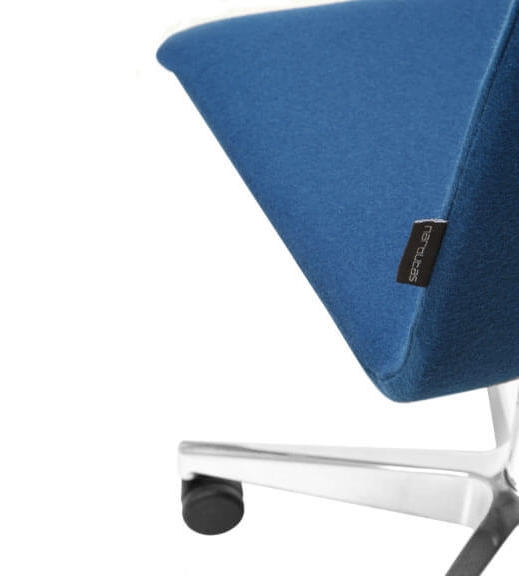 Moon Office Swivel Task Chair w/5 Star Base