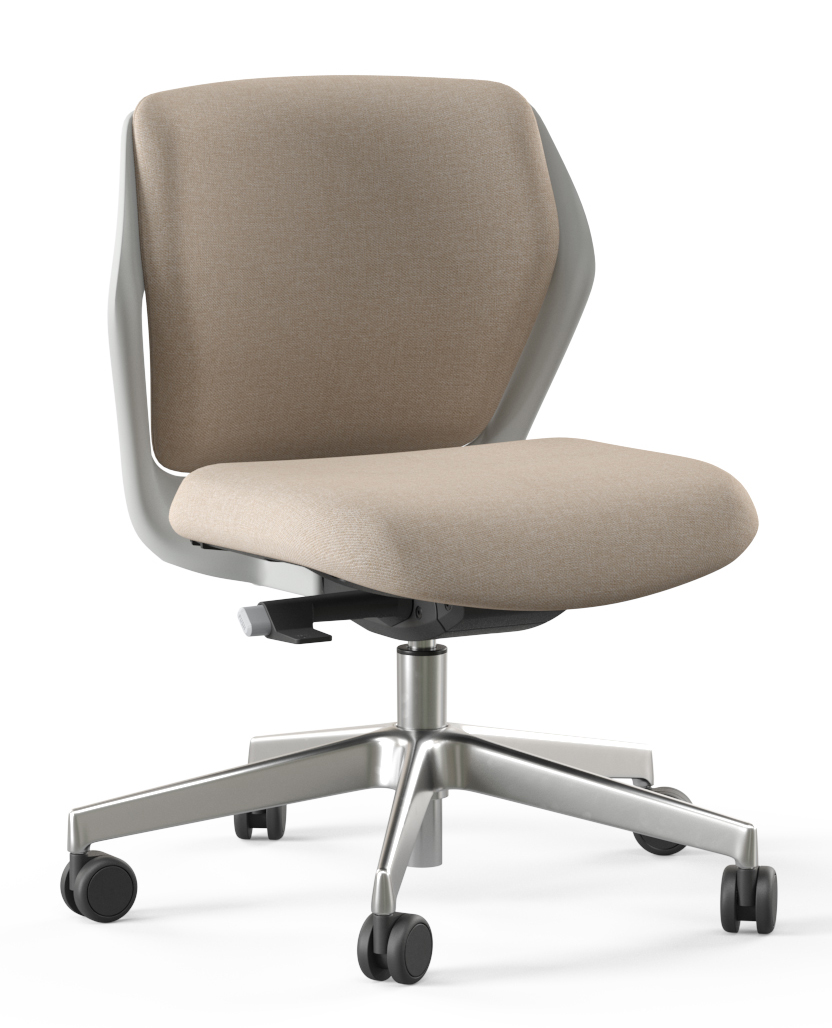 OFY Low-Back Task Office Chair w/Grey Frame