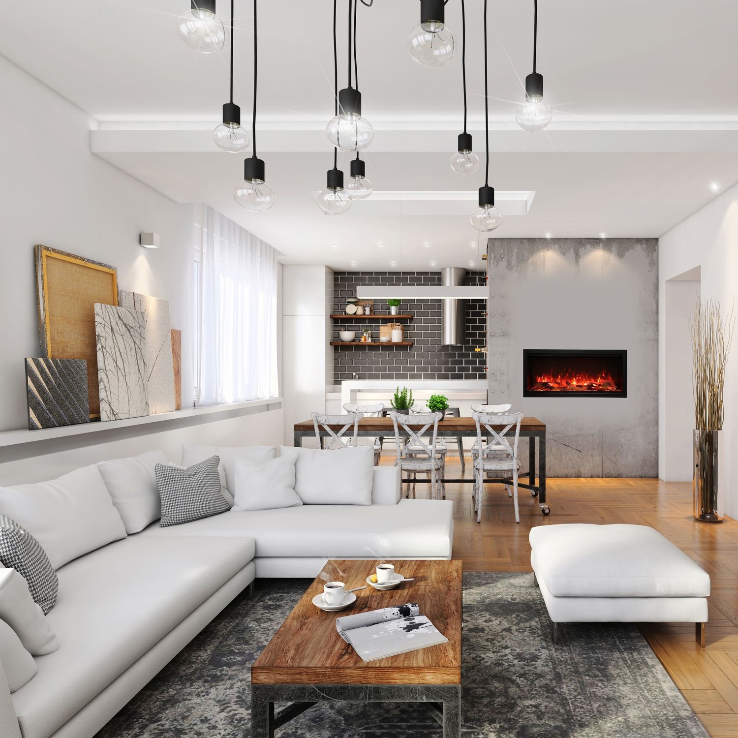 Symmetry-XT 42" Glass Electric Fireplace