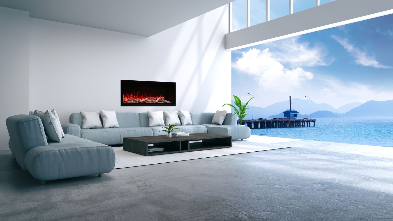 Symmetry-XT 50" Glass Electric Fireplace