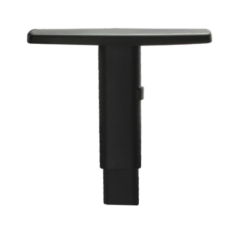 Eva.II Executive Chair w/Soft PU Headrest, Black Plastic Chair Body, Synchro Mechanism w/Side Tension (Polished Aluminium Base)