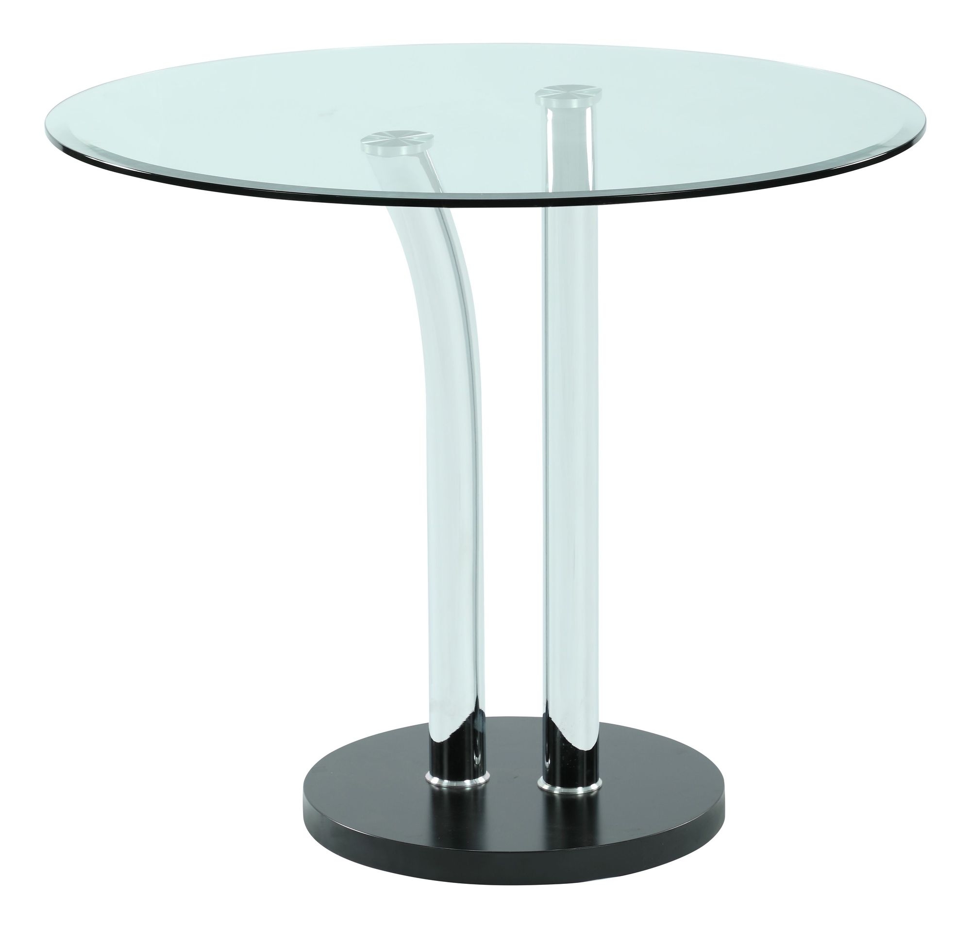 T-311 36" Round Bistro Glass Dining Table