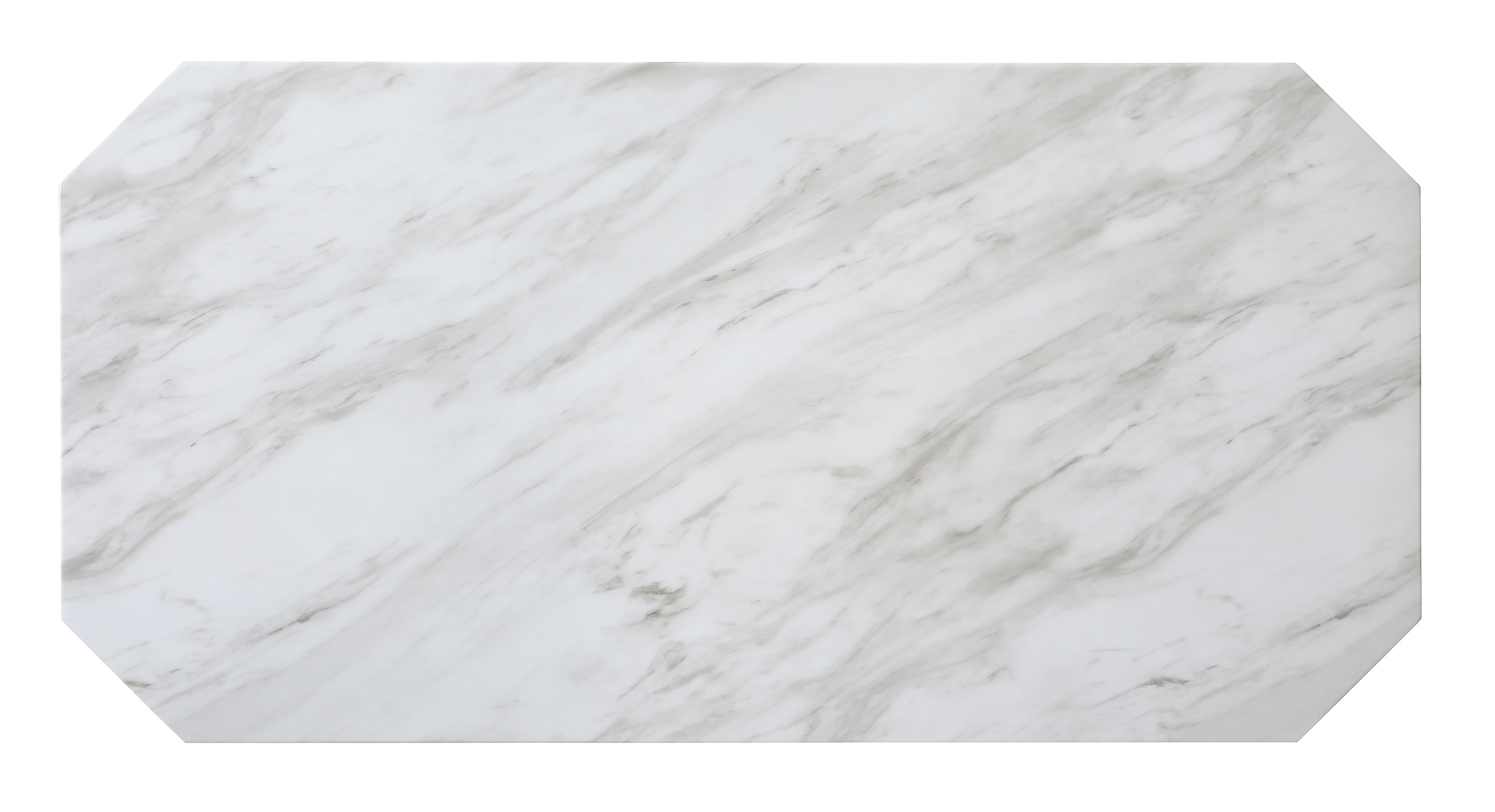 T06 Faux Marble Rectangular Coffee Table