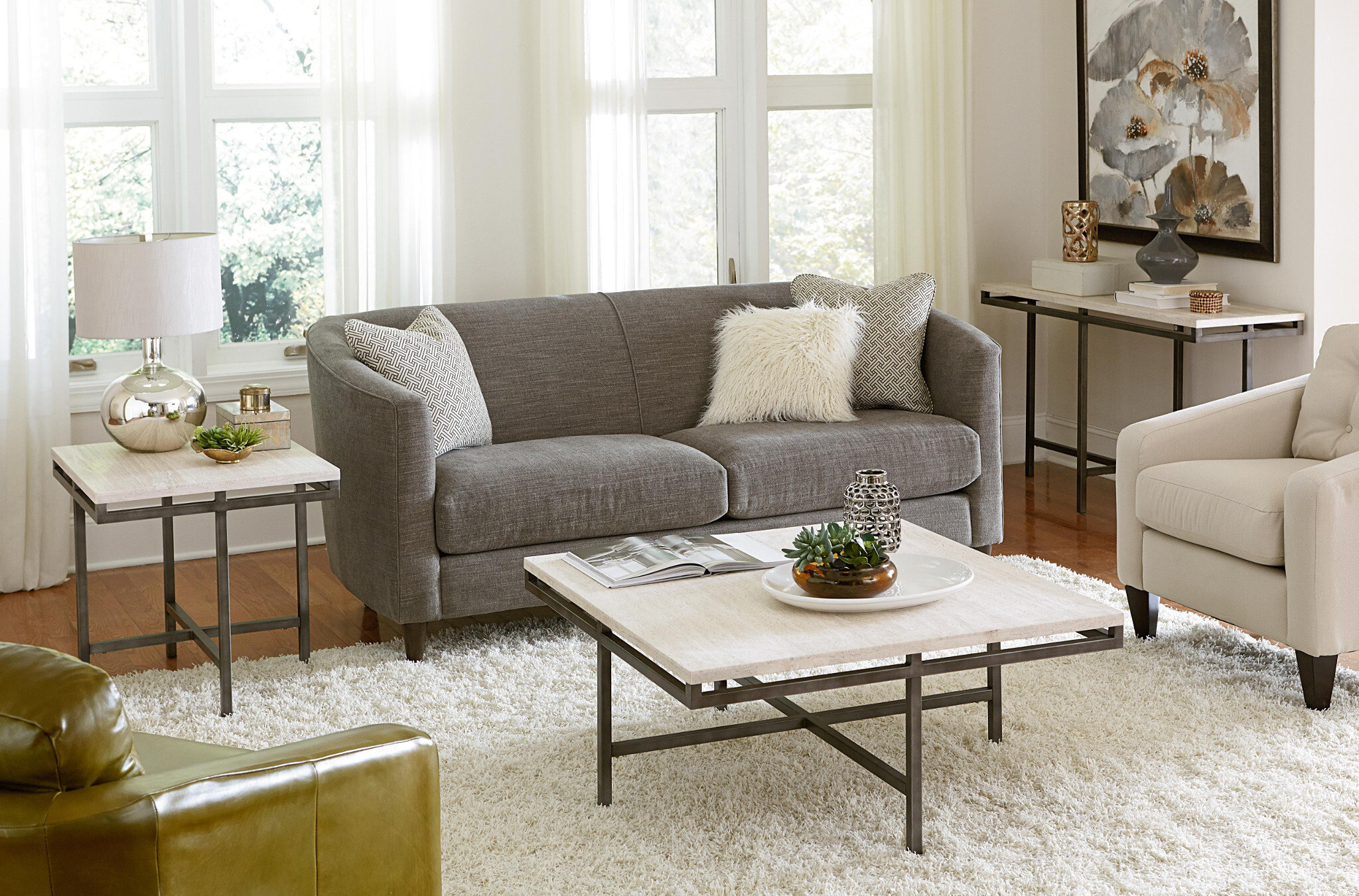 Living Room Hammary East Park Rect. End Table