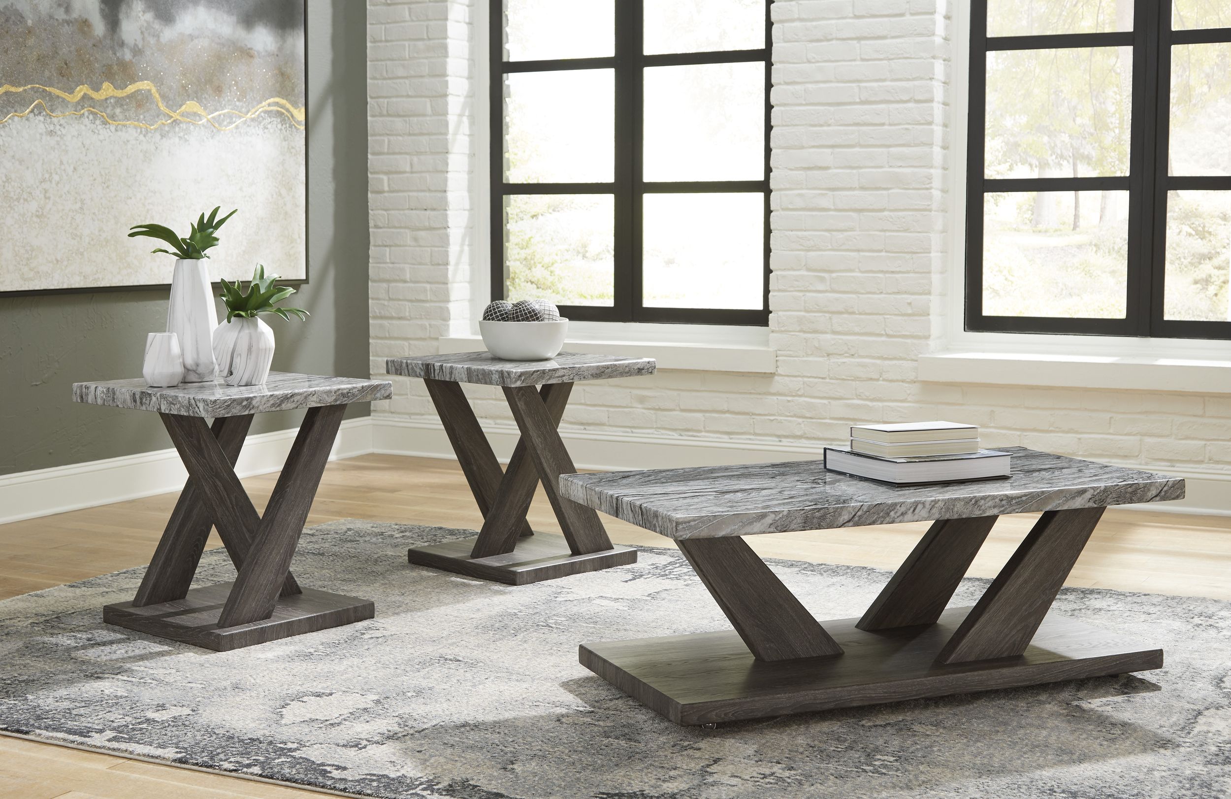 Bensonale 3-Piece Occasional Coffee Table Set