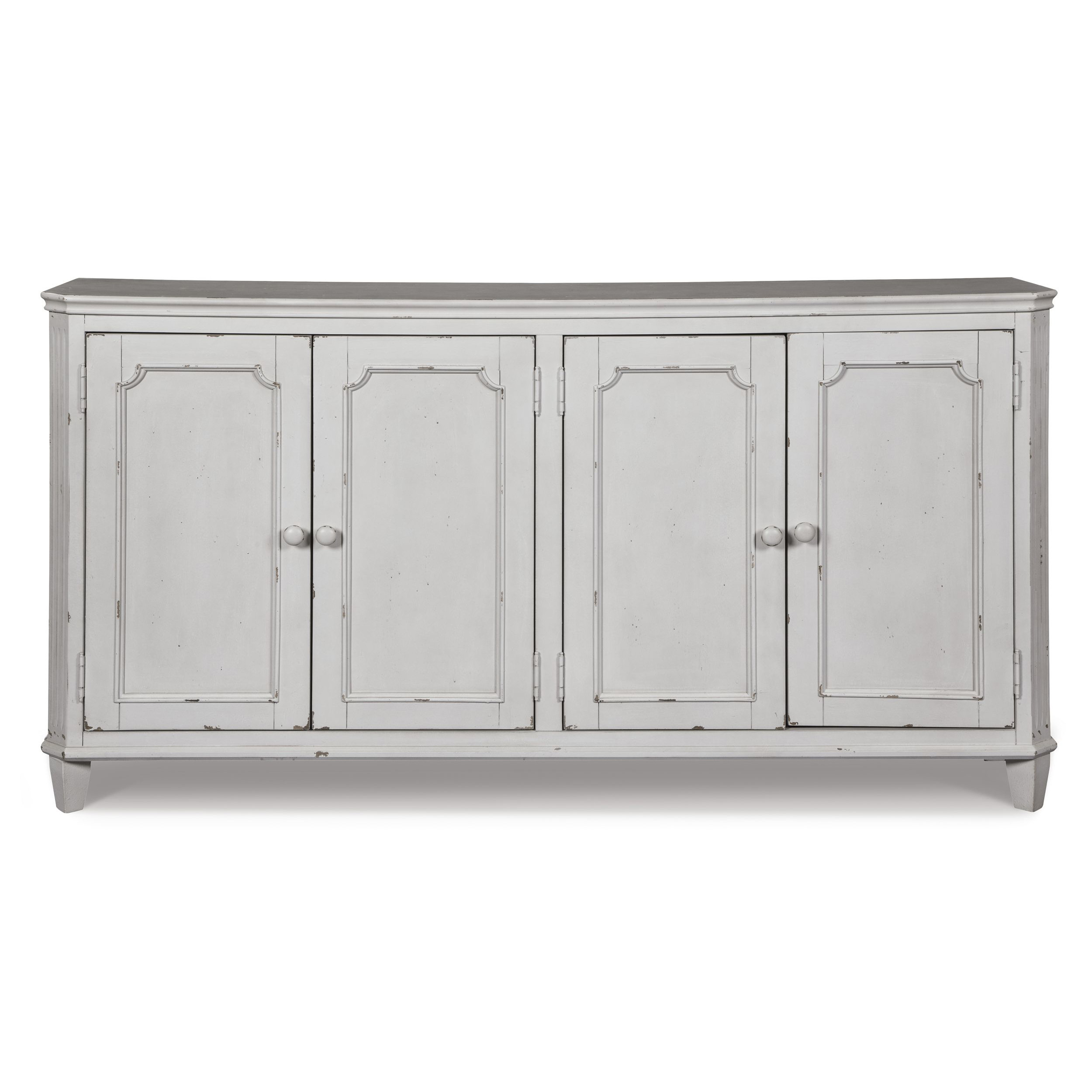 Mirimyn 4-Door Accent Cabinet | Antique White French Style