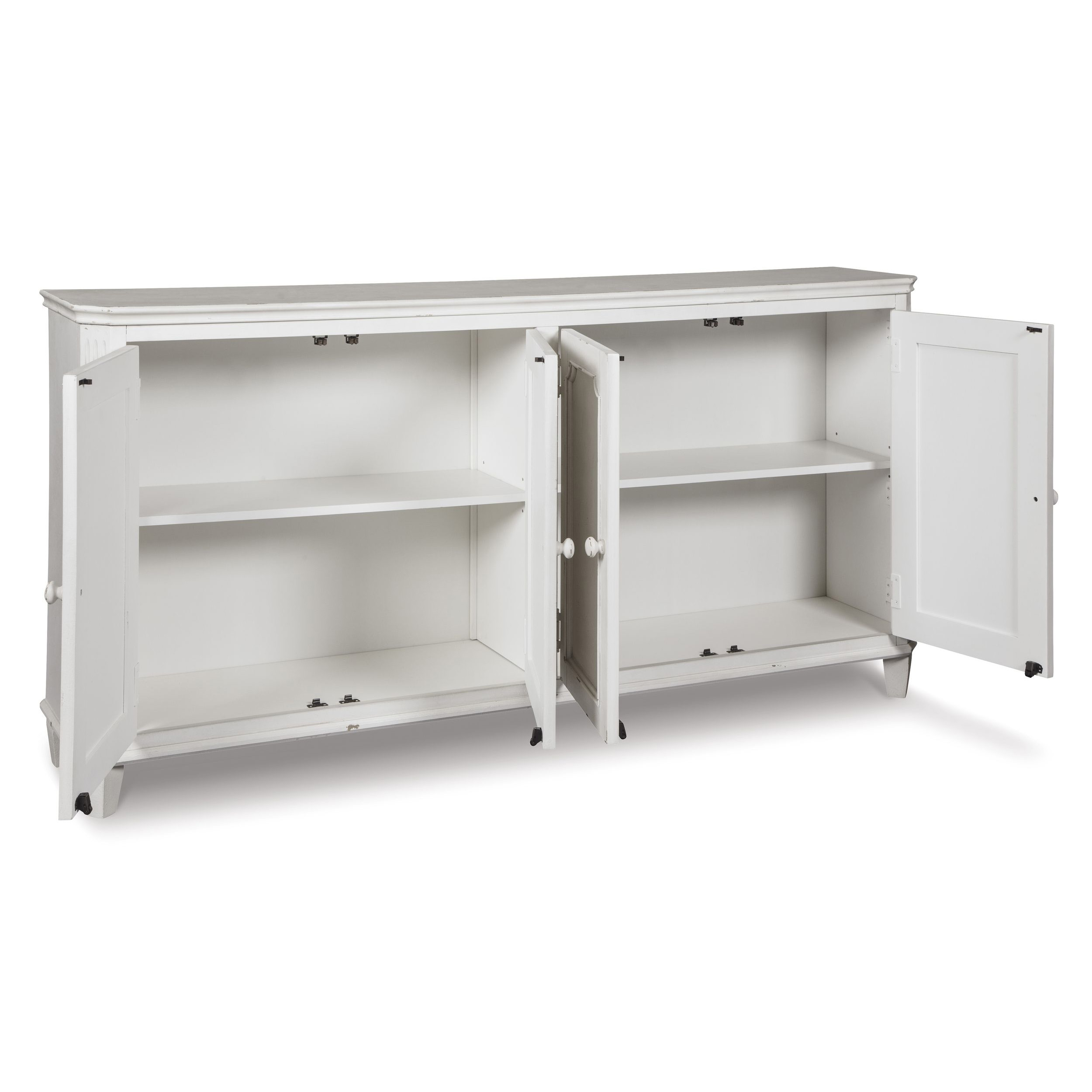 Mirimyn 4-Door Accent Cabinet | Antique White French Style