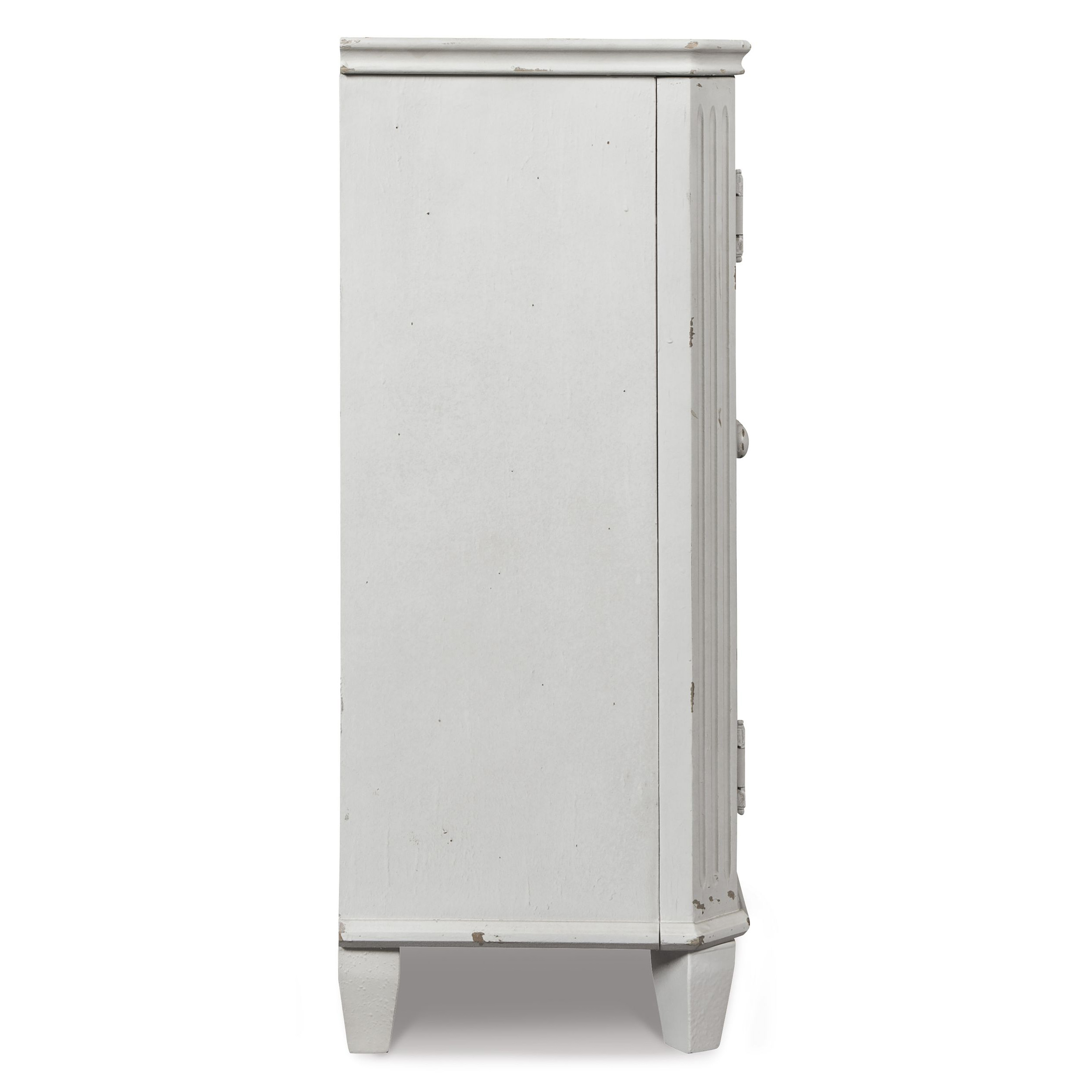 Mirimyn 4-Door Accent Cabinet | Antique White French Style