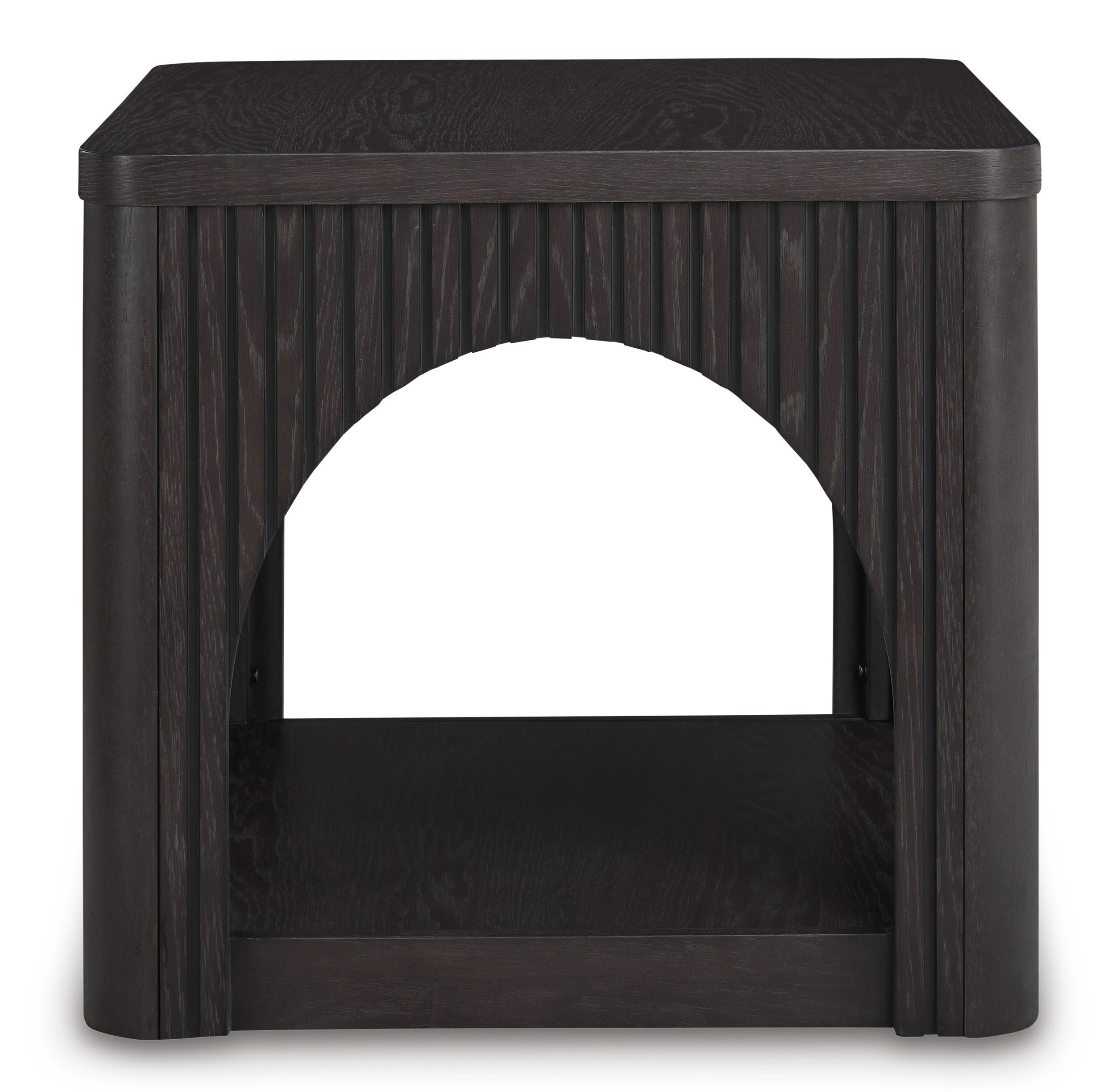 Yellink Wood Veneer Square End Table